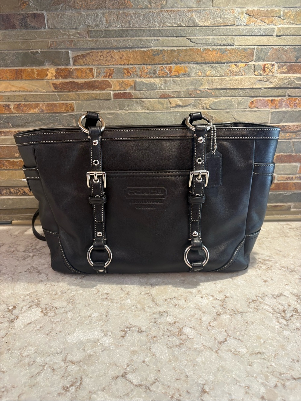 Vintage Coach Gallery Tote Bag